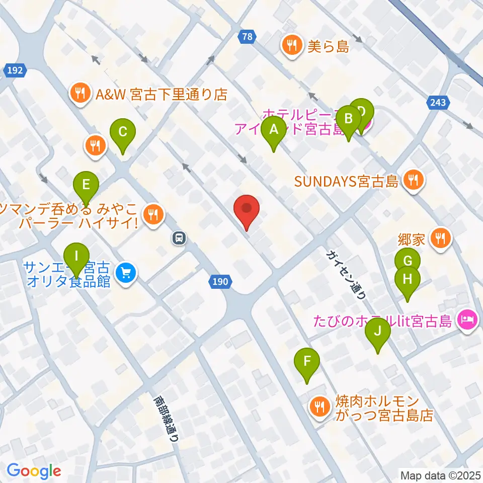 エフエムみやこ周辺のホテル一覧地図