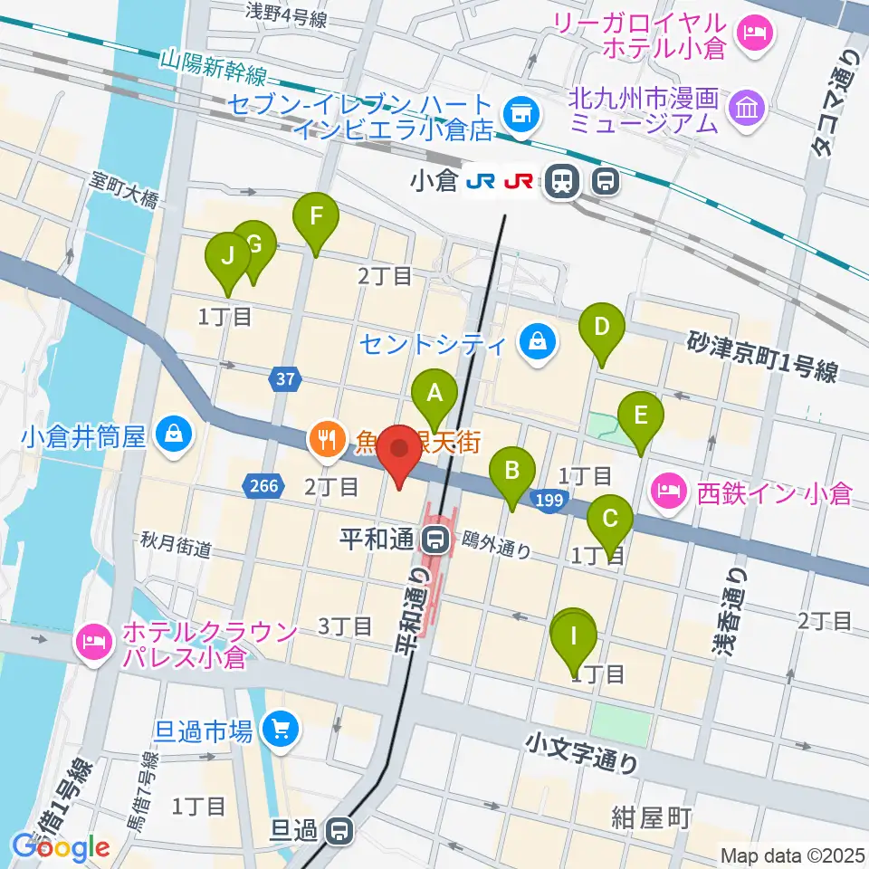 FM KITAQ周辺のホテル一覧地図