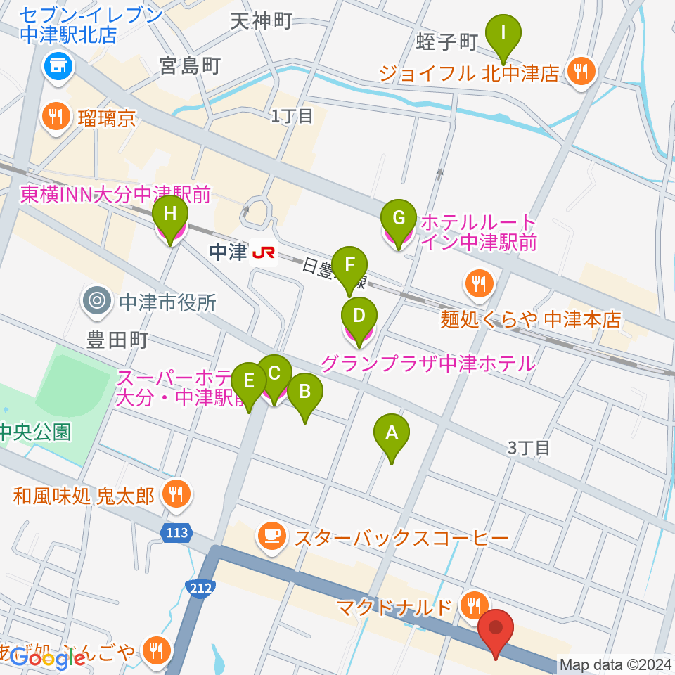 NOAS FM ノースエフエム周辺のホテル一覧地図