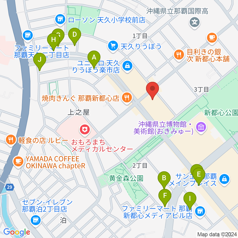 FMレキオ周辺のホテル一覧地図