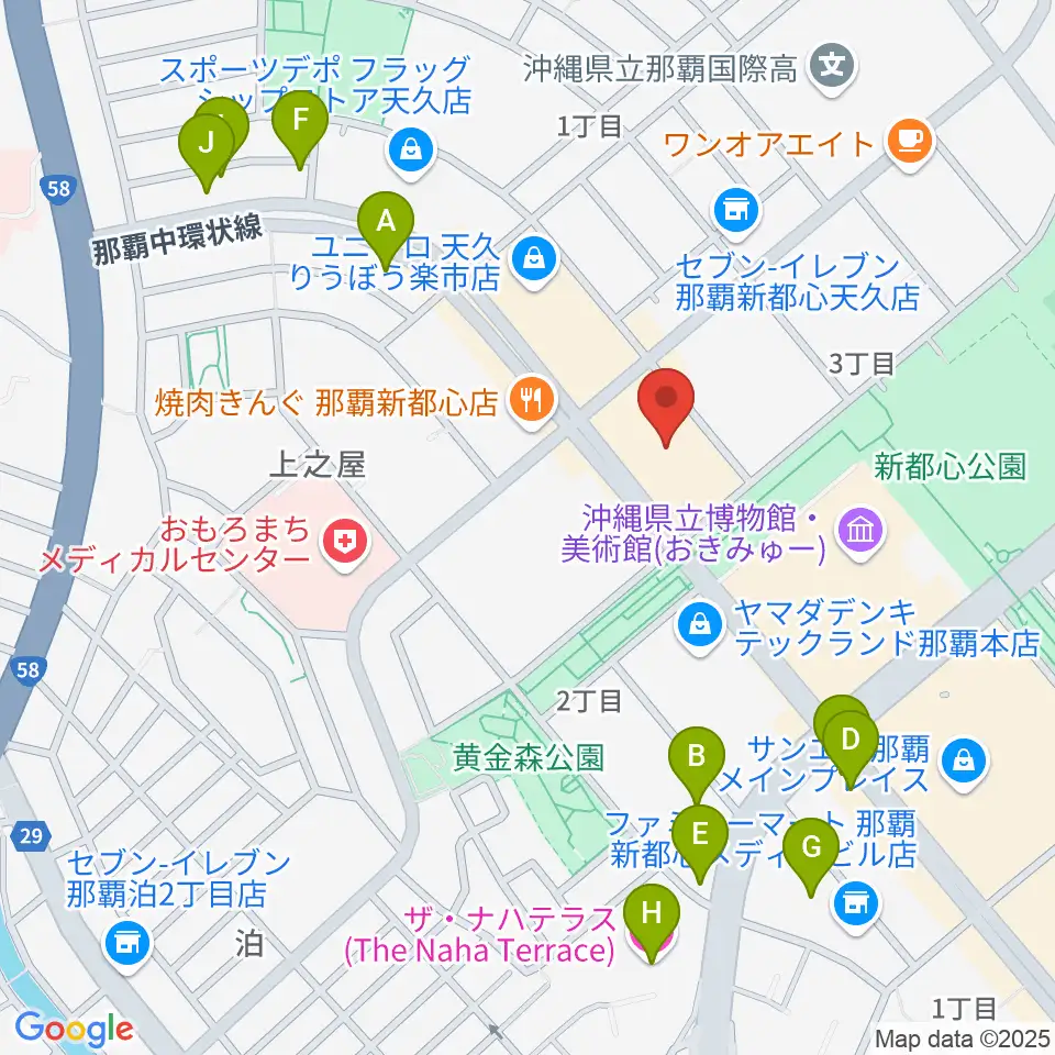 FMレキオ周辺のホテル一覧地図