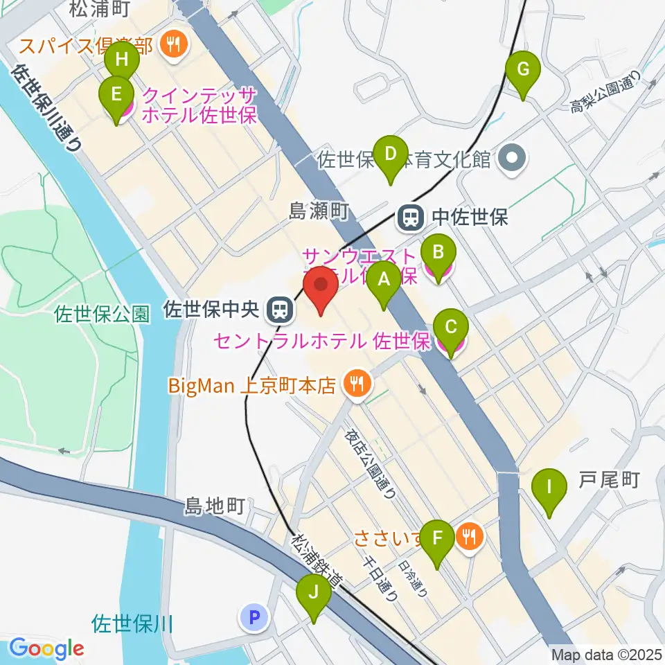 はっぴぃ!FM周辺のホテル一覧地図