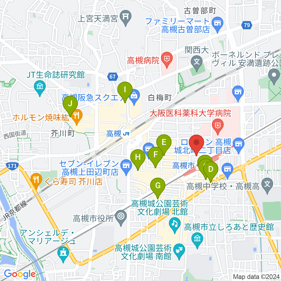 ナッシュビルウエスト周辺のホテル一覧地図