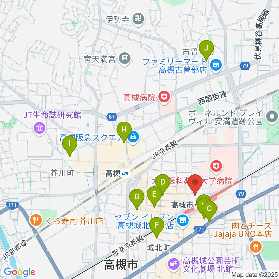 ナッシュビルウエスト周辺のホテル一覧地図