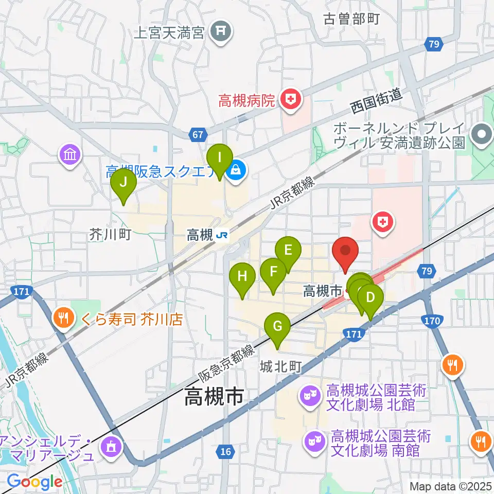ナッシュビルウエスト周辺のホテル一覧地図