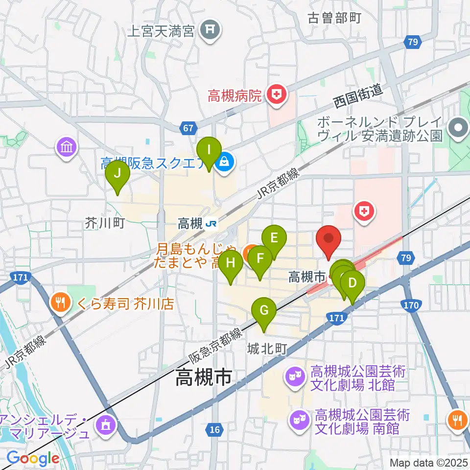 ナッシュビルウエスト周辺のホテル一覧地図
