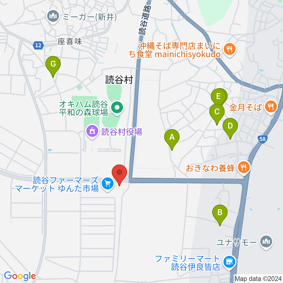 FMよみたん周辺のホテル一覧地図