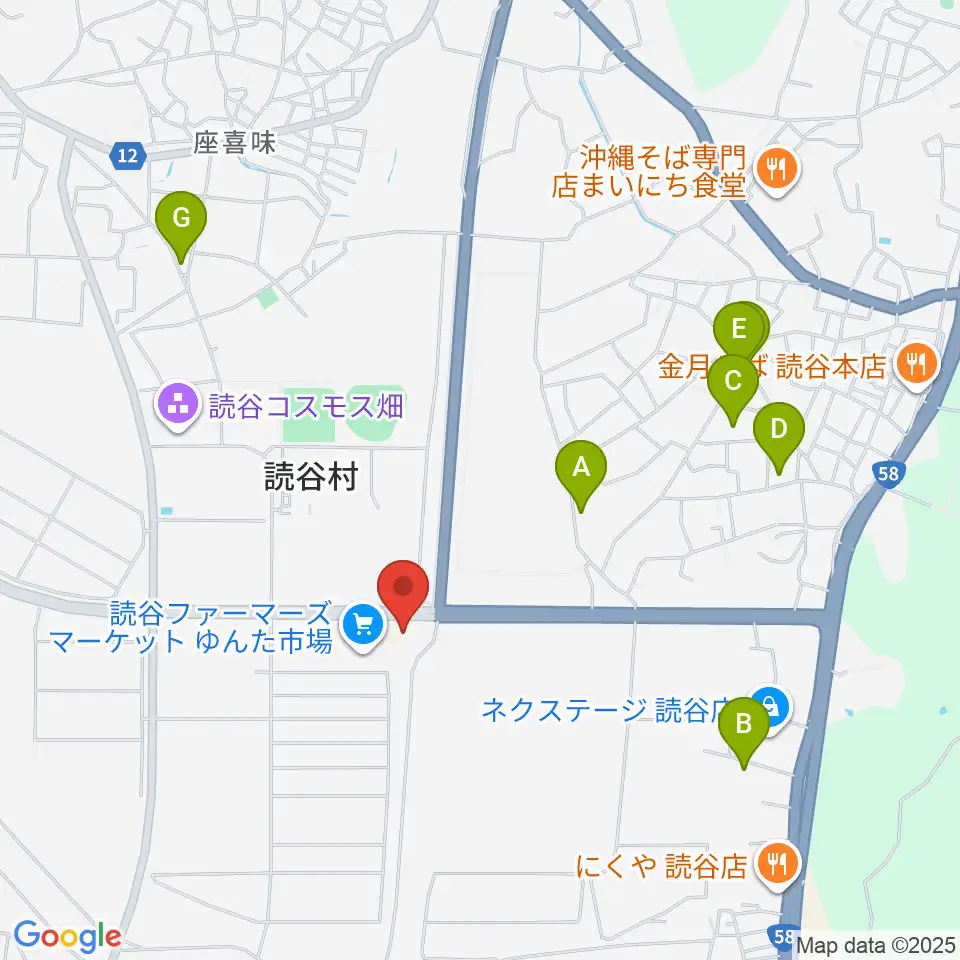 FMよみたん周辺のホテル一覧地図