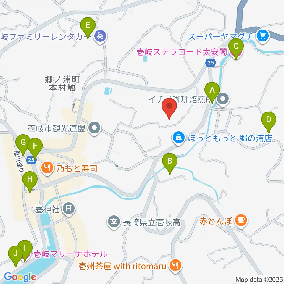 壱岐エフエム周辺のホテル一覧地図