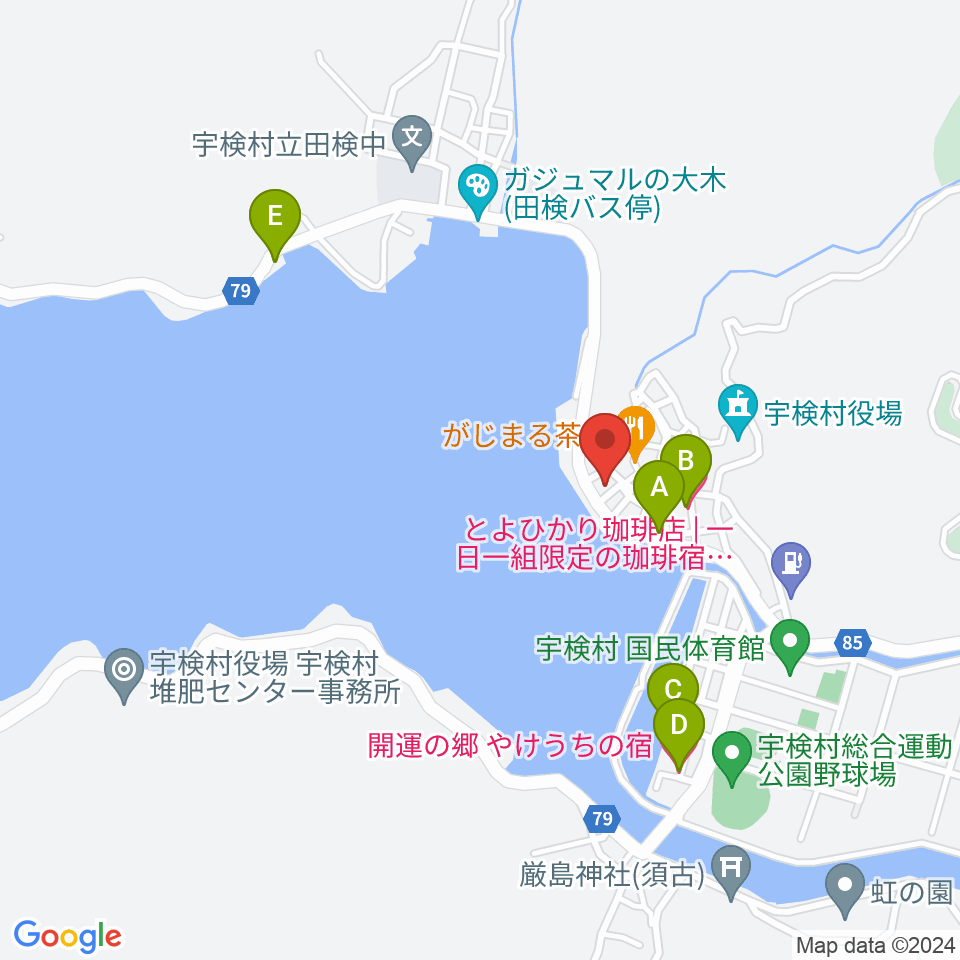 エフエムうけん周辺のホテル一覧地図