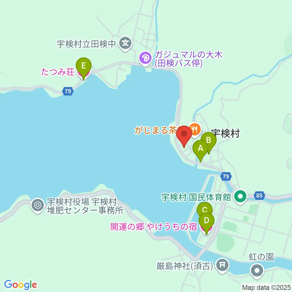 エフエムうけん周辺のホテル一覧地図