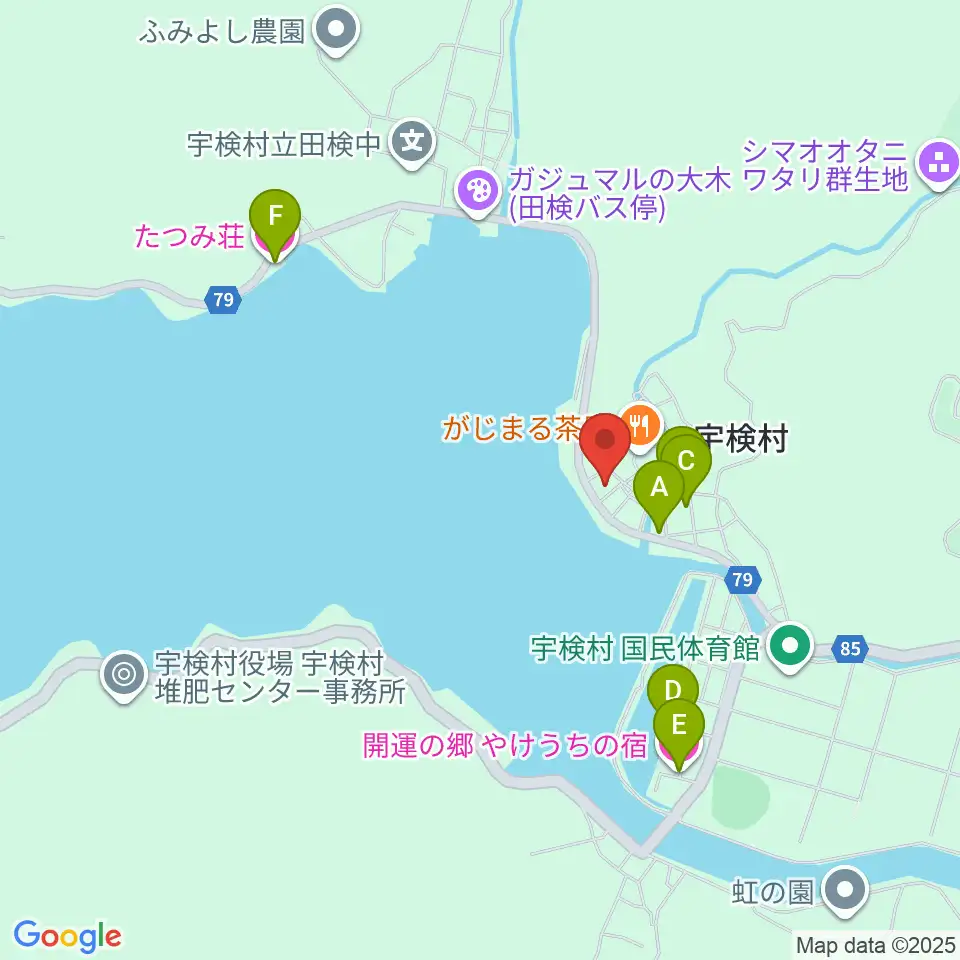 エフエムうけん周辺のホテル一覧地図