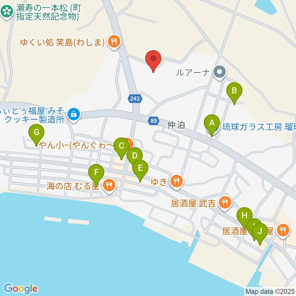 FMくめじま周辺のホテル一覧地図