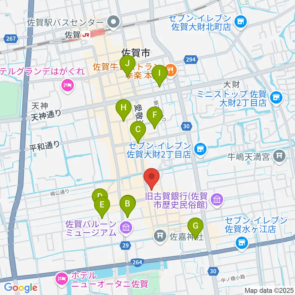 えびすFM周辺のホテル一覧地図