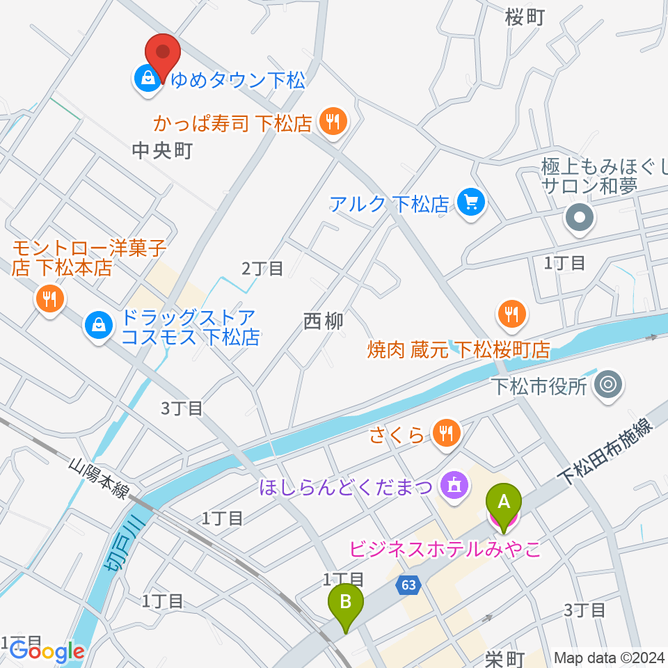 しゅうなんFM周辺のホテル一覧地図