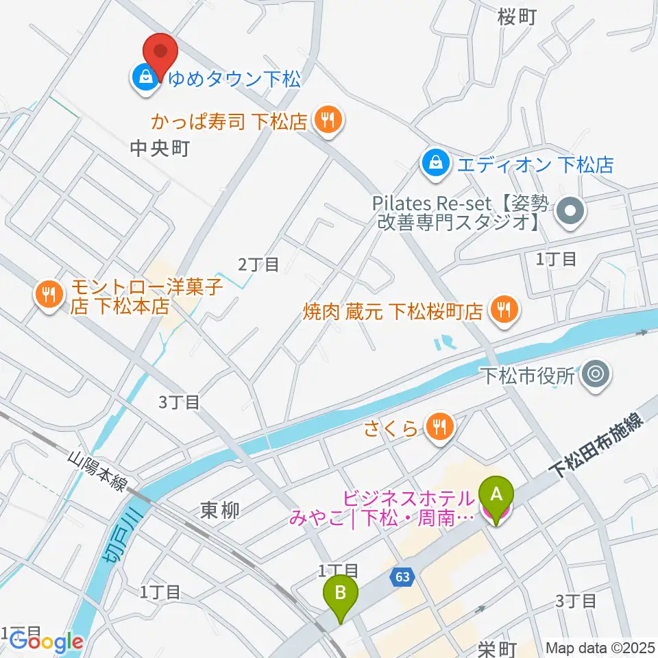 しゅうなんFM周辺のホテル一覧地図