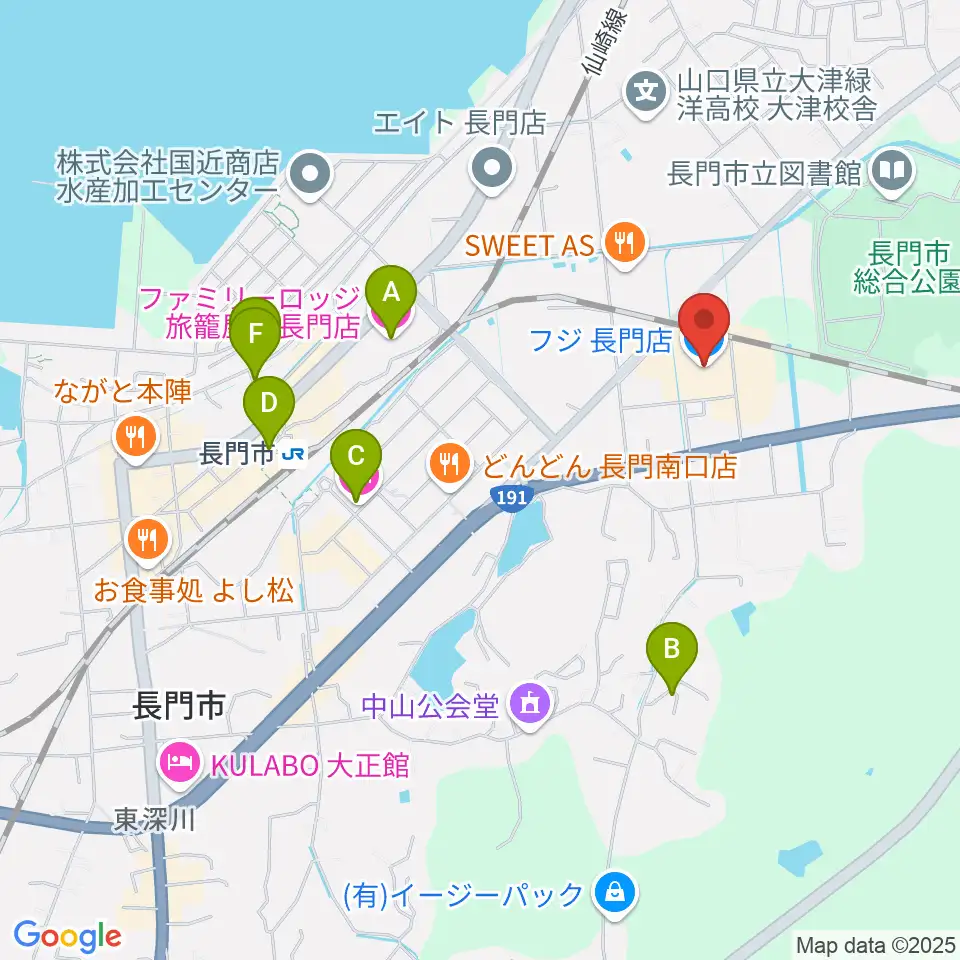 FM AQUA周辺のホテル一覧地図