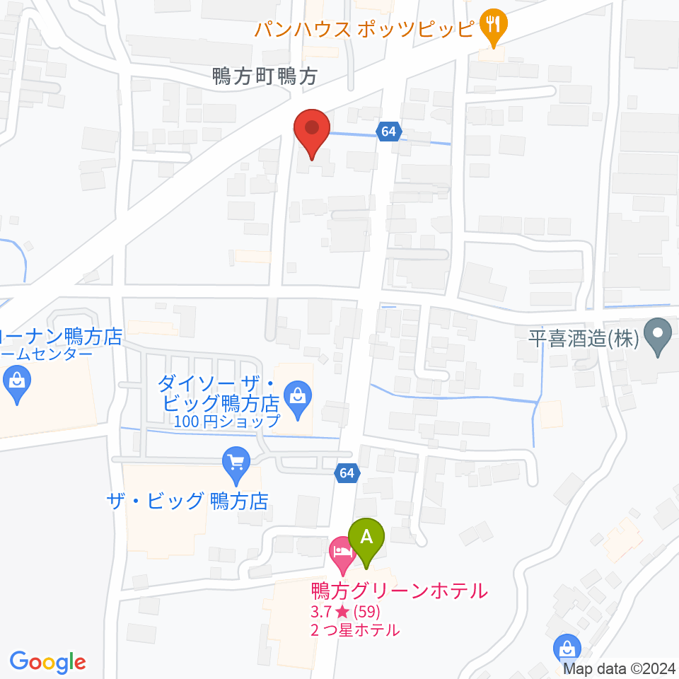 エフエムゆめウェーブ周辺のホテル一覧地図