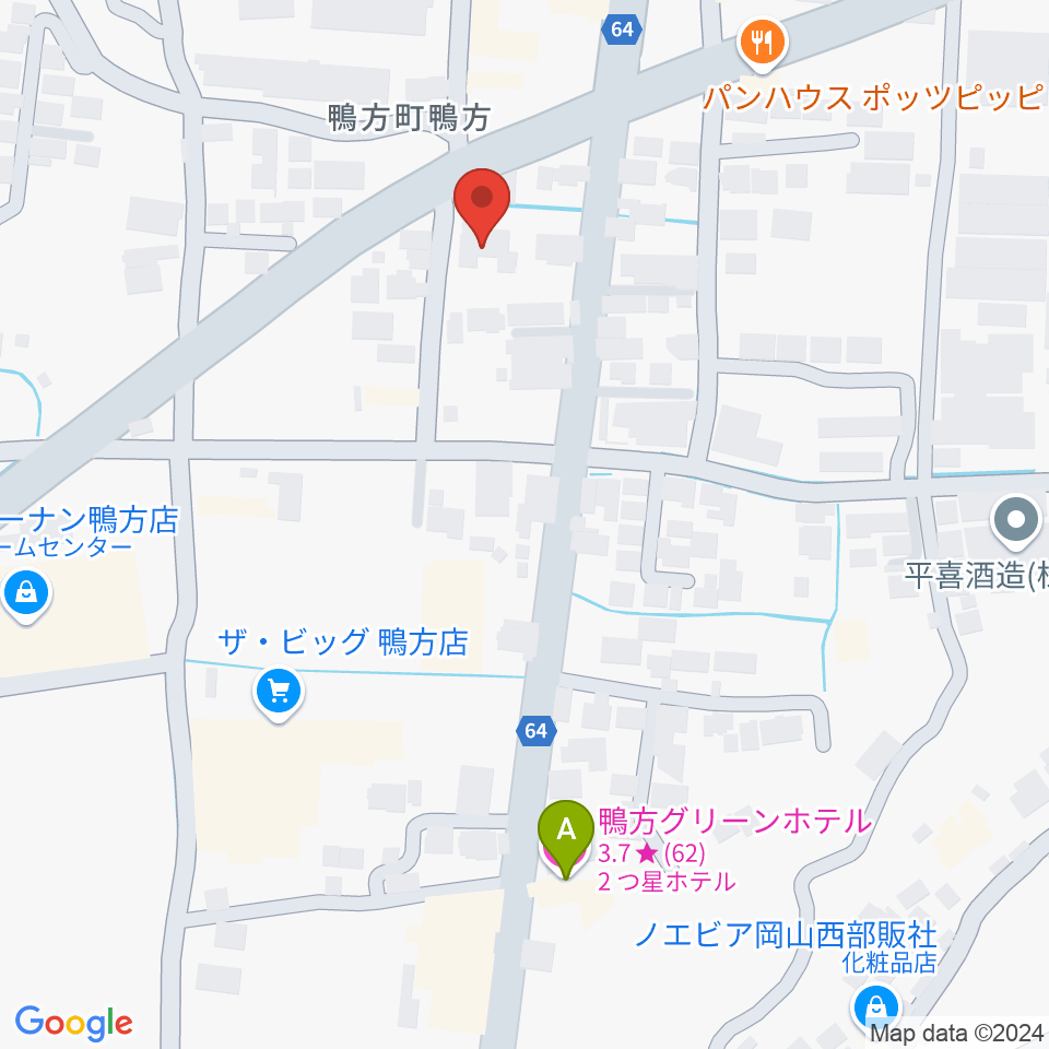 エフエムゆめウェーブ周辺のホテル一覧地図