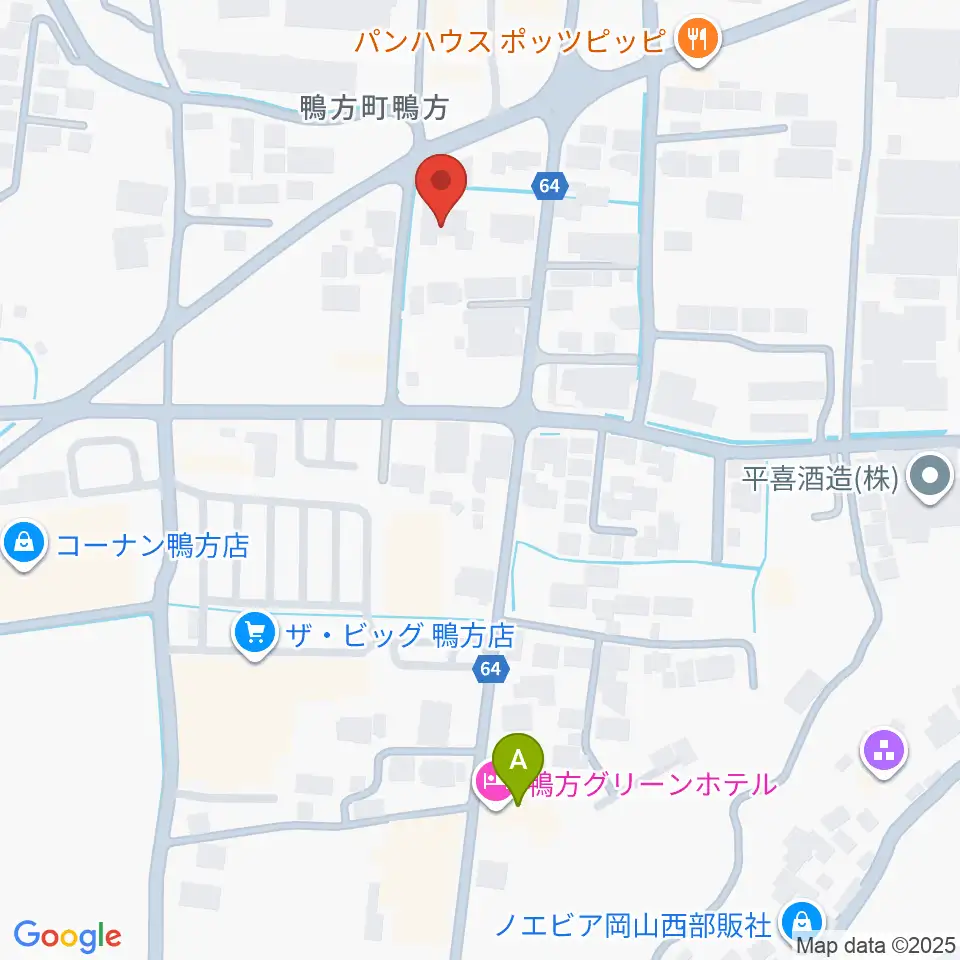 エフエムゆめウェーブ周辺のホテル一覧地図