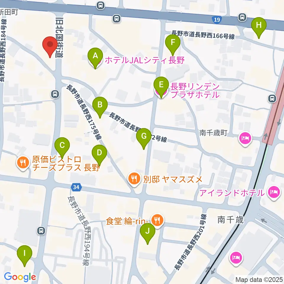 FMぜんこうじ周辺のホテル一覧地図