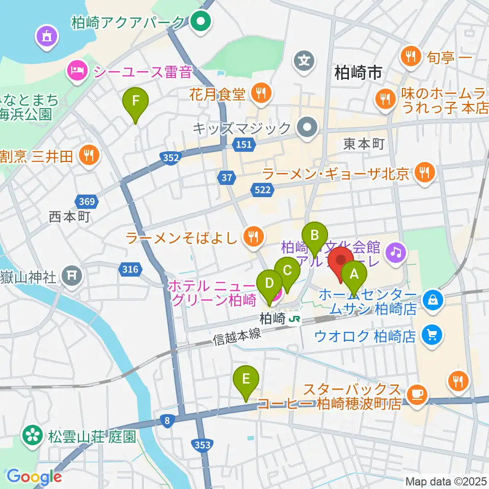 FMピッカラ周辺のホテル一覧地図