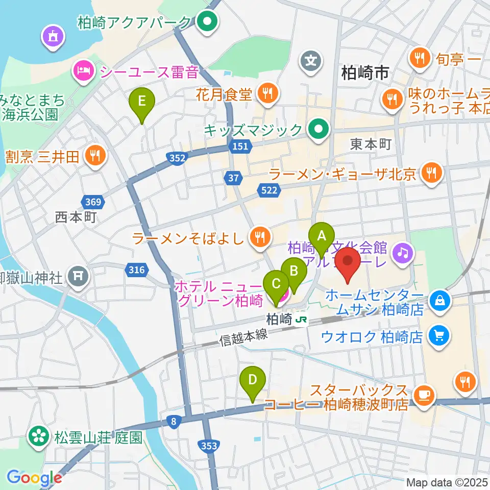 FMピッカラ周辺のホテル一覧地図