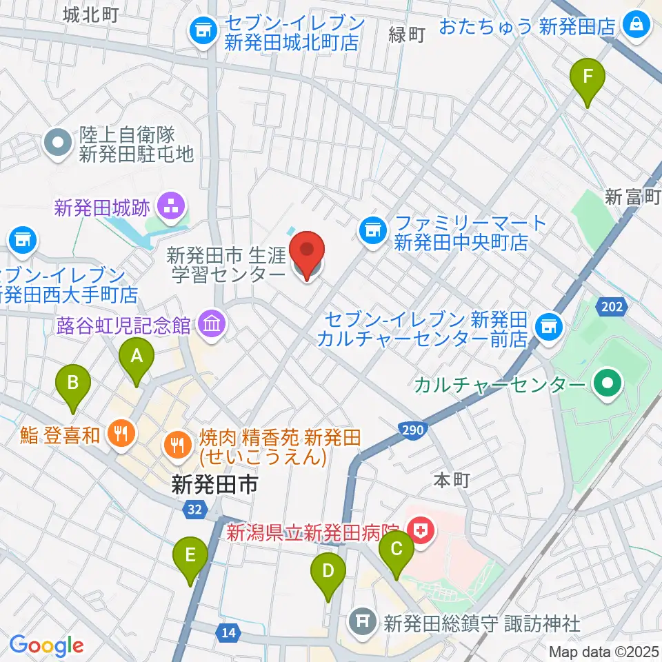 エフエムしばた シバラジ周辺のホテル一覧地図