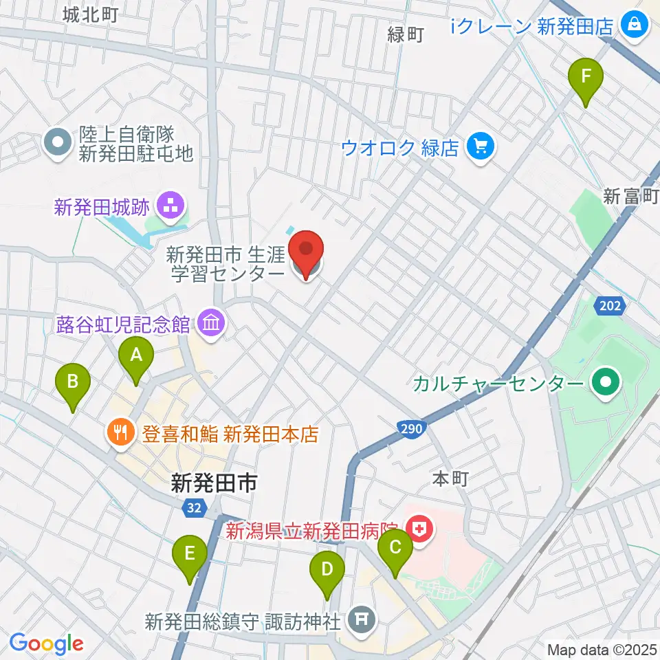 エフエムしばた シバラジ周辺のホテル一覧地図