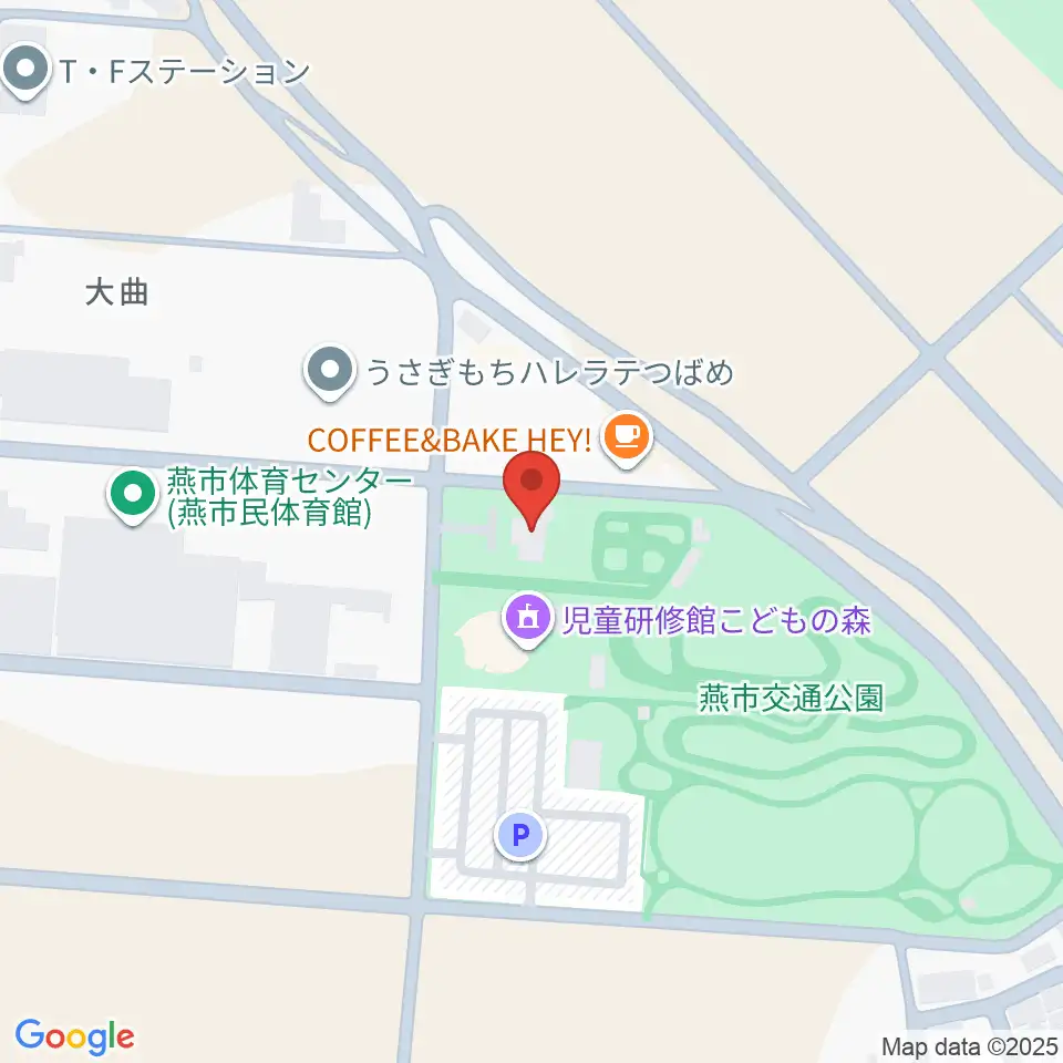 燕三条エフエム周辺のホテル一覧地図