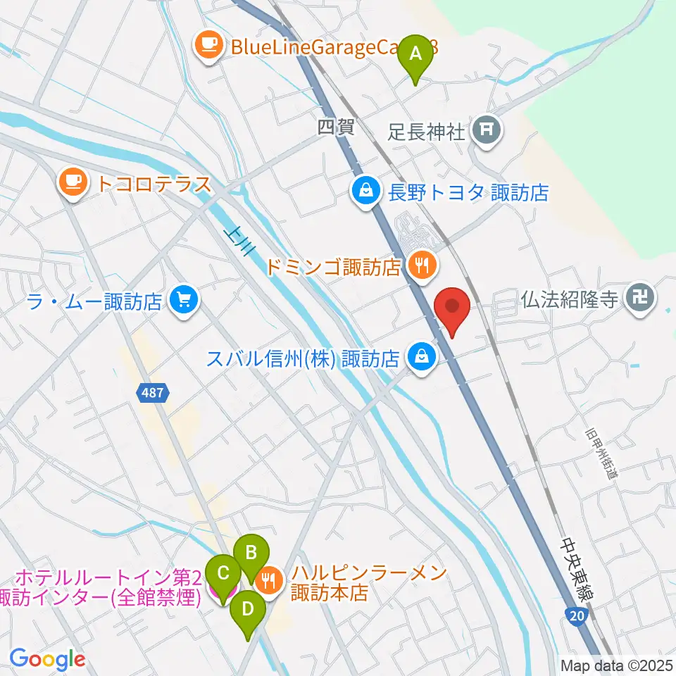 エルシーブイFM769周辺のホテル一覧地図