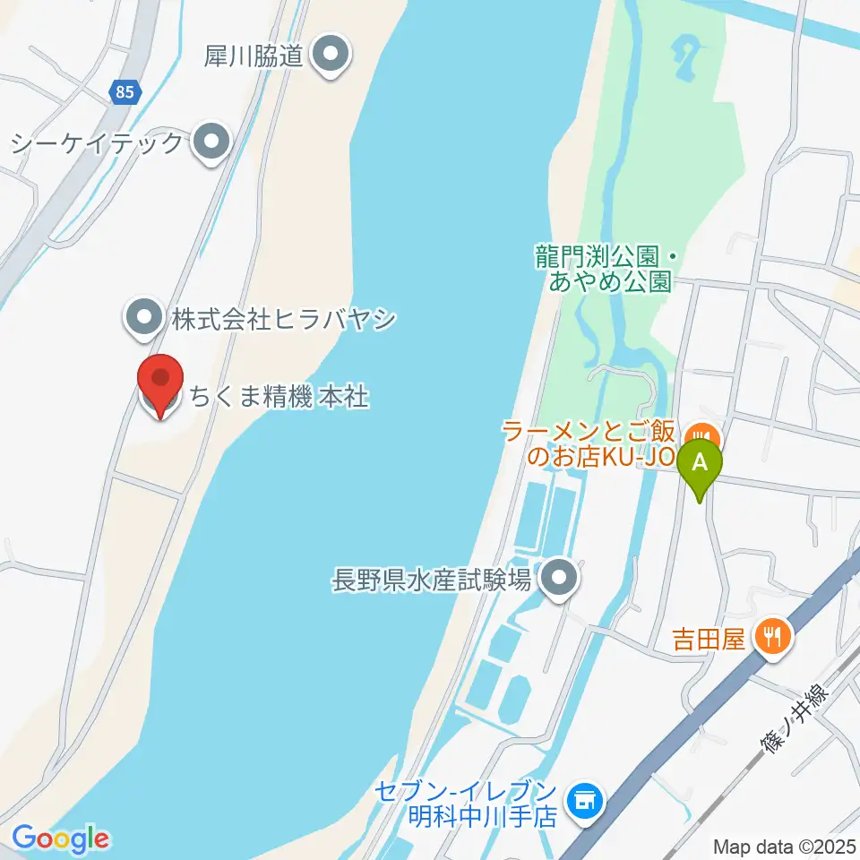 あづみ野エフエム周辺のホテル一覧地図
