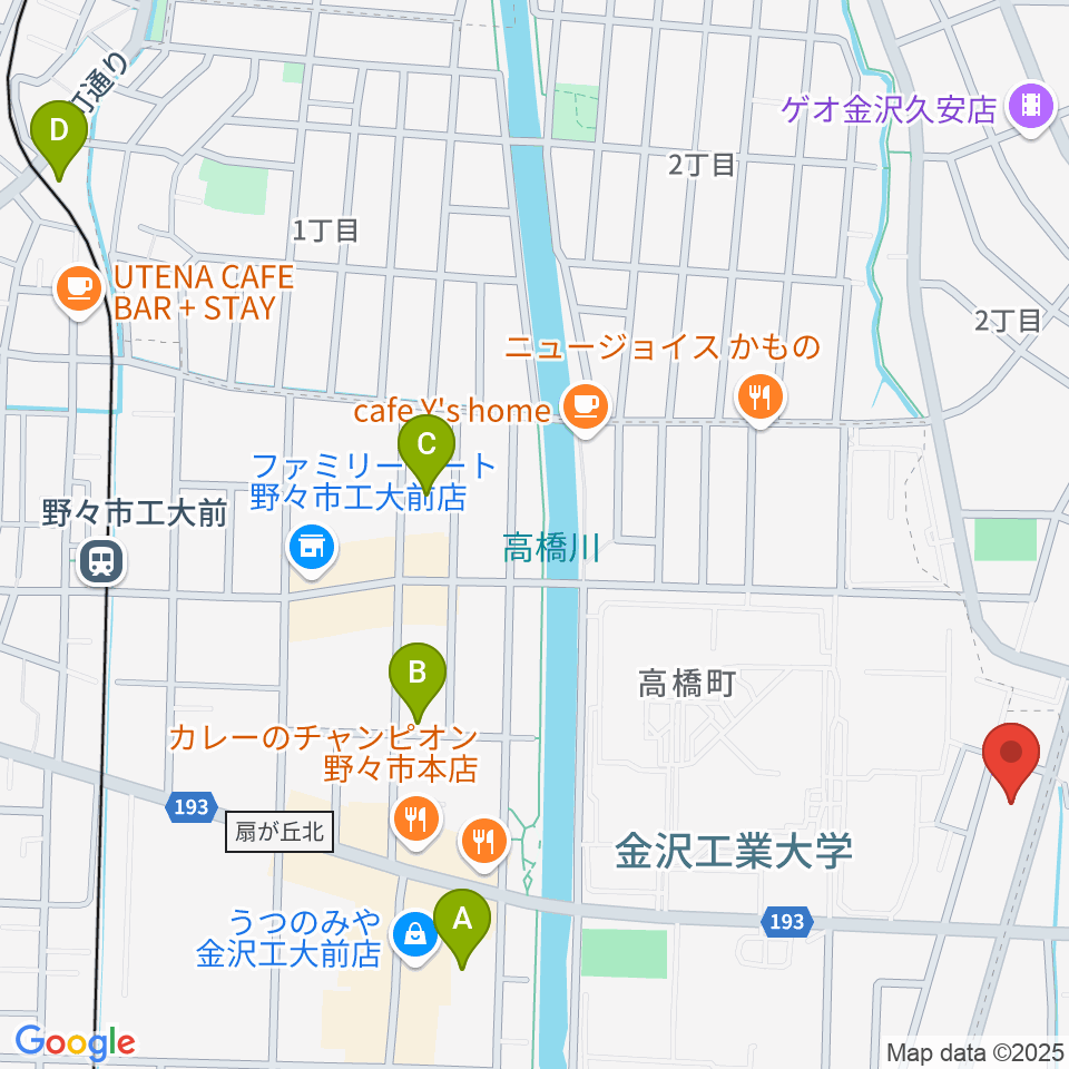 えふえむ・エヌ・ワン周辺のホテル一覧地図