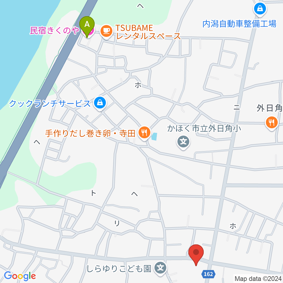 FMかほく周辺のホテル一覧地図