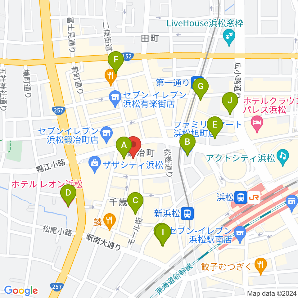 FM Haro!周辺のホテル一覧地図