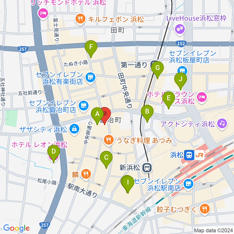 FM Haro!周辺のホテル一覧地図