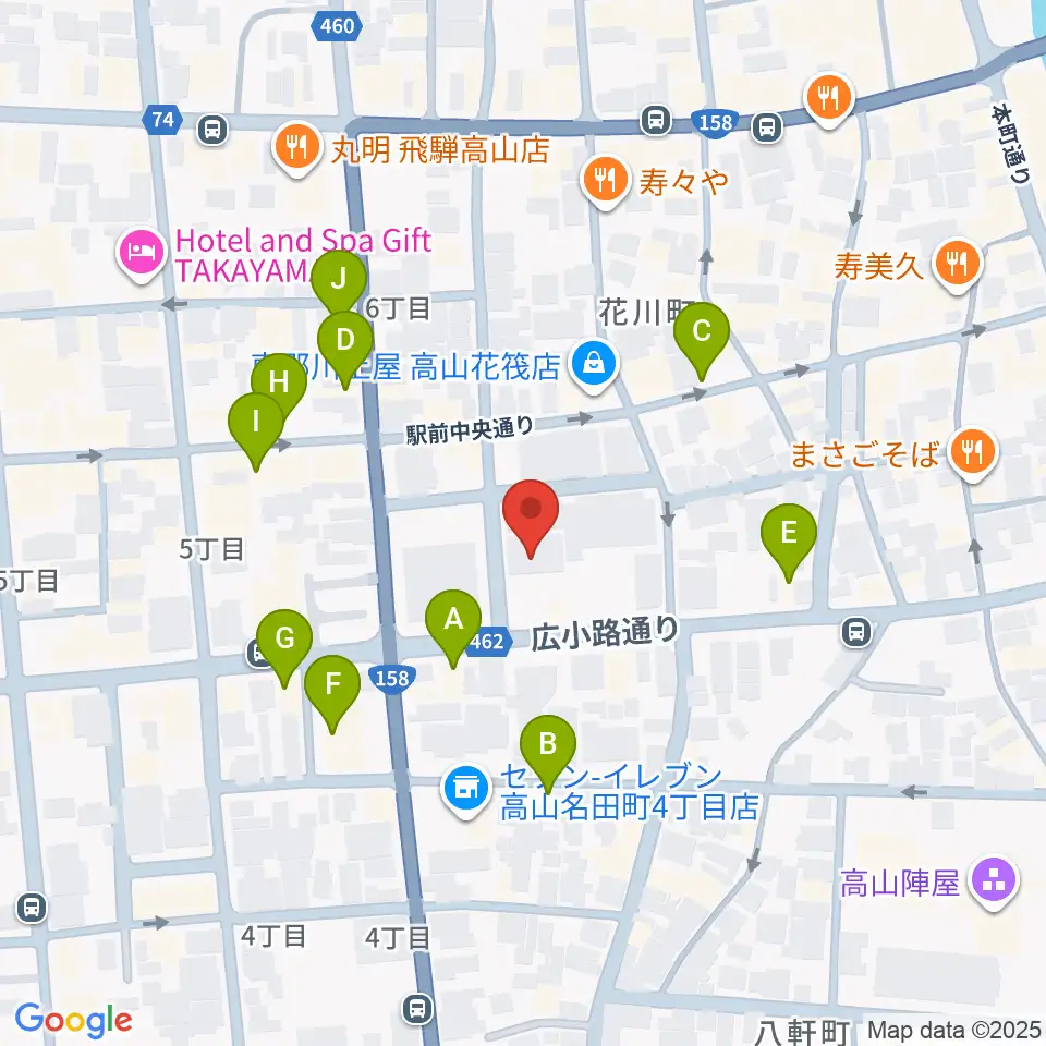 Hits FM周辺のホテル一覧地図