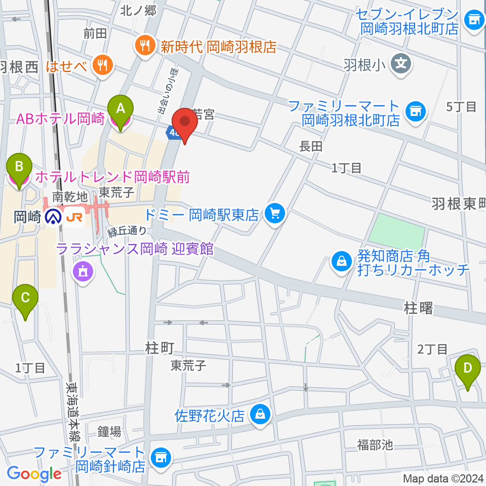 エフエムEGAO周辺のホテル一覧地図