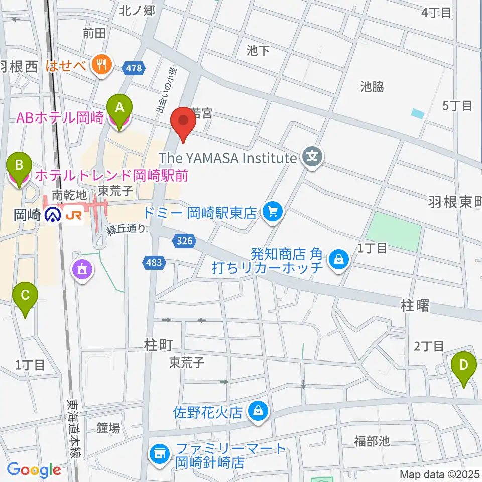 エフエムEGAO周辺のホテル一覧地図