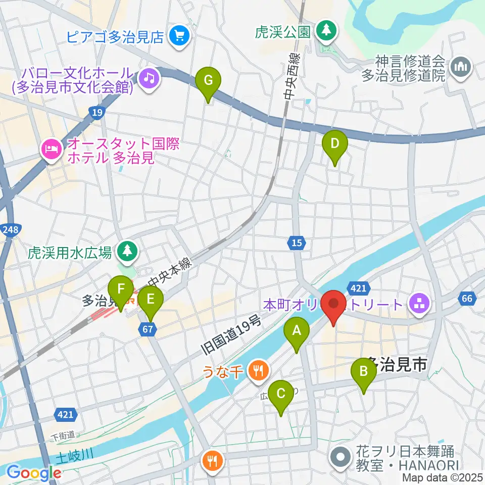 FM PiPi周辺のホテル一覧地図