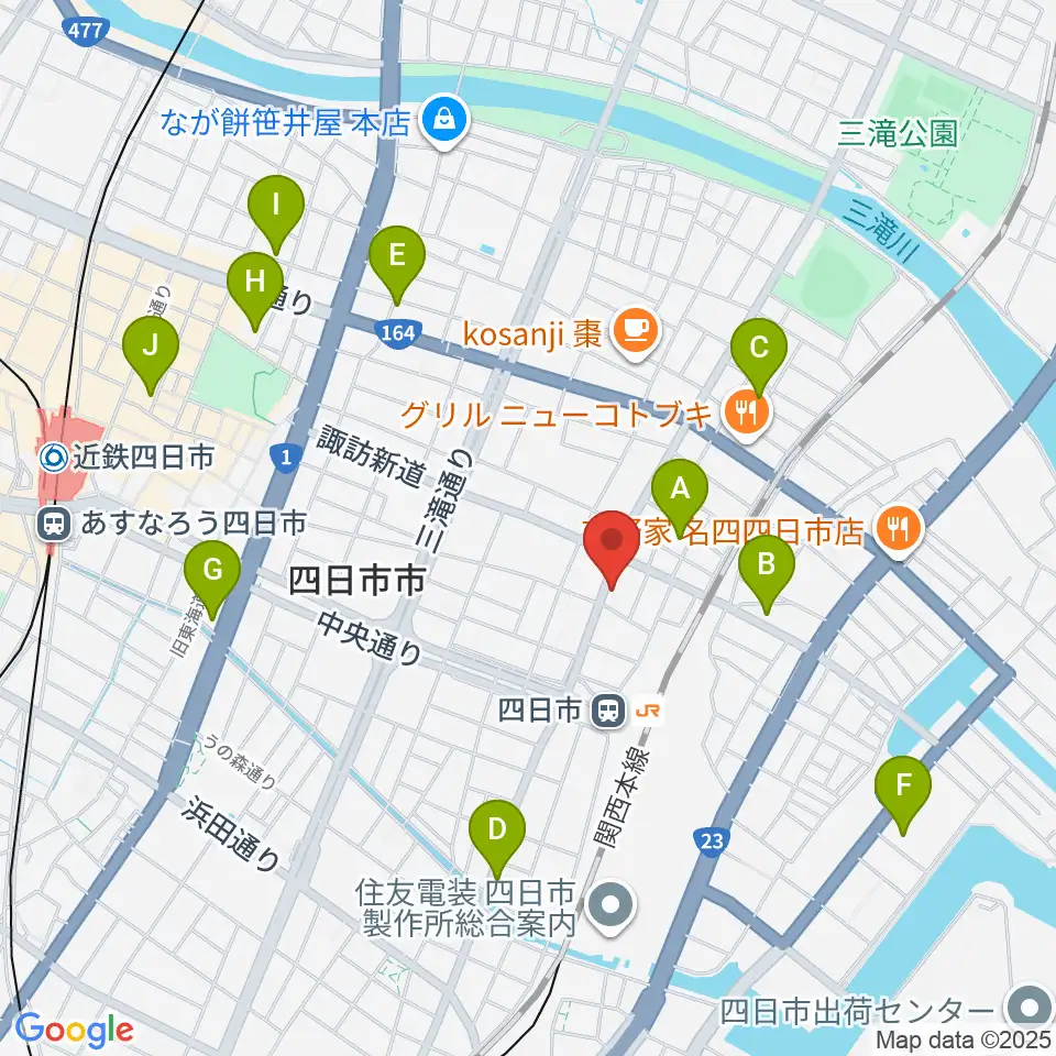 CTY-FM周辺のホテル一覧地図