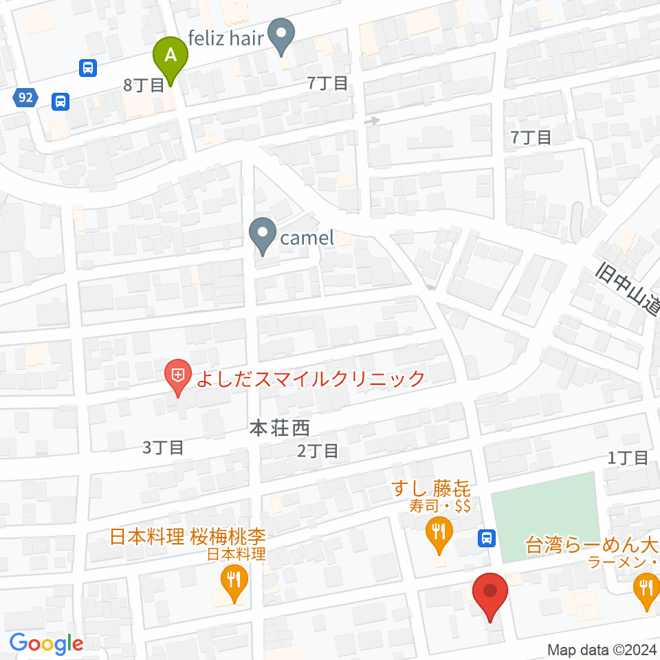 FMわっち周辺のホテル一覧地図