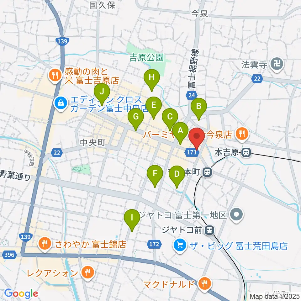 ラジオエフ Radio-f周辺のホテル一覧地図