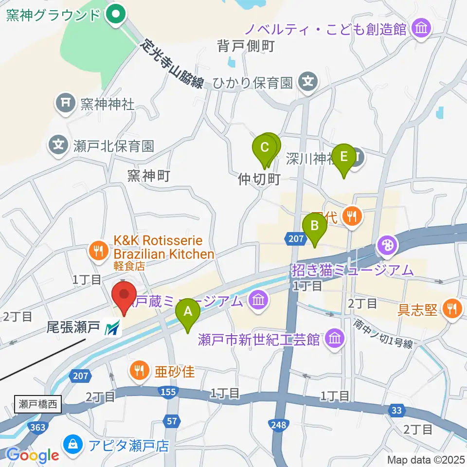 ラジオサンキュー（RADIO SANQ）周辺のホテル一覧地図