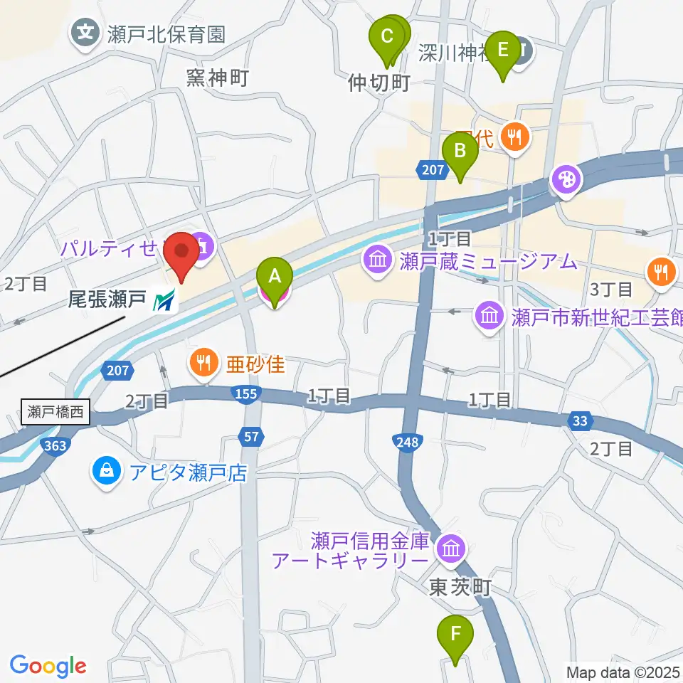 ラジオサンキュー（RADIO SANQ）周辺のホテル一覧地図