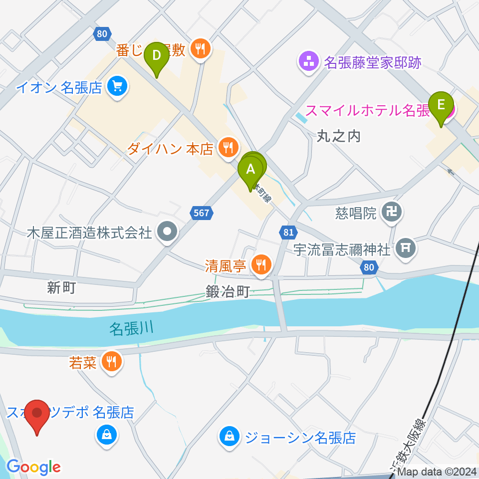 ads.FM周辺のホテル一覧地図