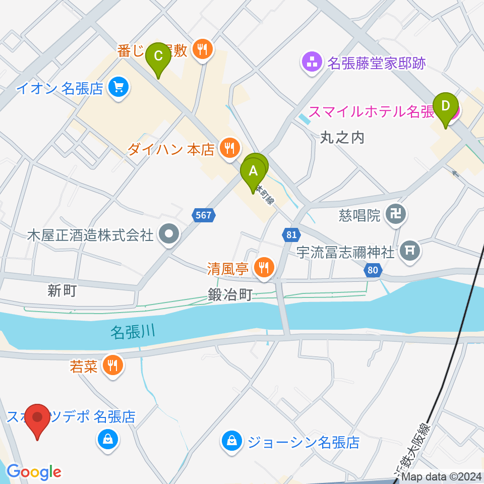 ads.FM周辺のホテル一覧地図