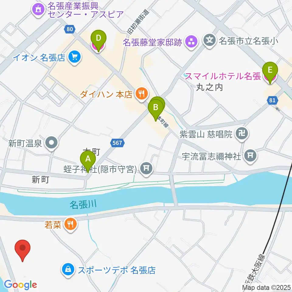 ads.FM周辺のホテル一覧地図