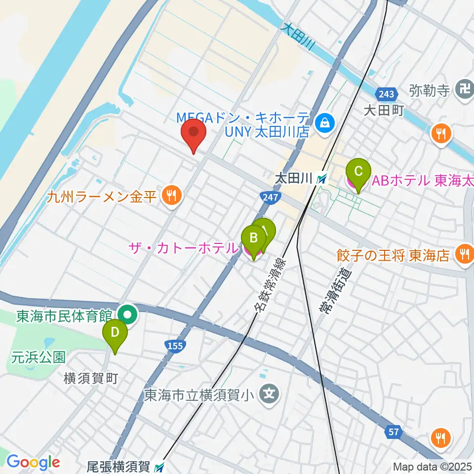 メディアスエフエム周辺のホテル一覧地図