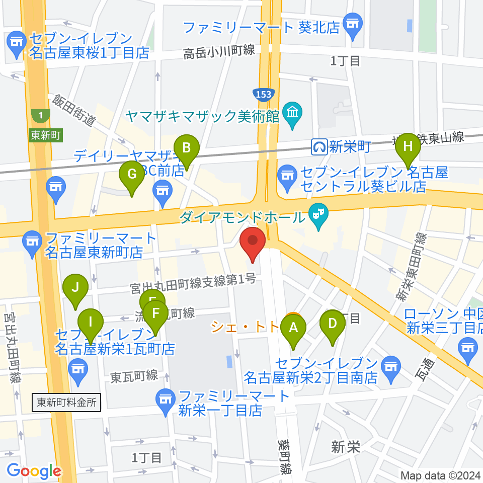 MID-FM761周辺のホテル一覧地図